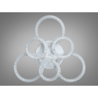 Стельова LED люстра кільця Diasha біла 113Вт Diasha MX4770/3+3WH