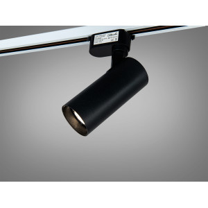 Поворотний трековий LED світильник 30 Вт чорний Diasha PPF-KJJ-20W-BK