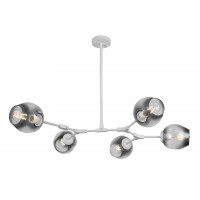 Люстра молекула в спальню Levistella 752L7731-5 WH+BK