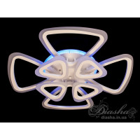 Люстры светодиодные Diasha A8118/4+4WH LED 3color dimmer  