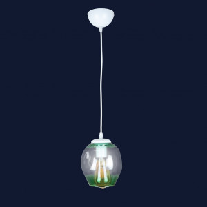 Люстры подвесные декоративные молекулы на одну лампу Levistella 756PR0231F-1 WH+GR