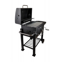 Гриль мангал барбекю угольный с крышкой LV 20014228P