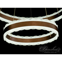 Люстры светодиодные кольца сатурна 180W Diasha 1028/400+600dimmer