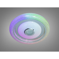Смарт LED люстра біла 80 Вт RGB з Bluetooth Diasha DB-8314/500RGB+MP3