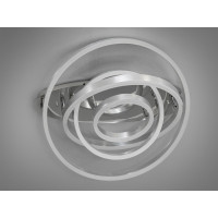 Стельова світлодіодна люстра в кабінет, 100W, хром Diasha 7005/4NEWHR