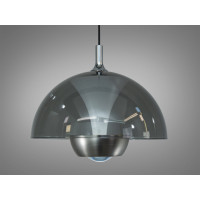 LED підвіс Diasha чорний хром димчасте скло 7 Вт Diasha QY-H1205SN+GY