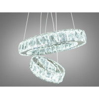 Люстра хрустальная светодиодная овал Linisoln 7242-7A/400+230