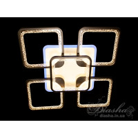 Потолочная светодиодная люстра с пультом и ночником Diasha MX2558/4+1BK LED 3color dimmer