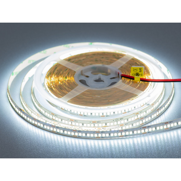 LED стрічка 24в, 240 діодів на метр, 10мм, холодний Diasha N24-2835-240-CW-20-10