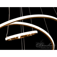 Люстра светодиодная кольца Diasha MD9079-3AG-600+400+200 dimmer