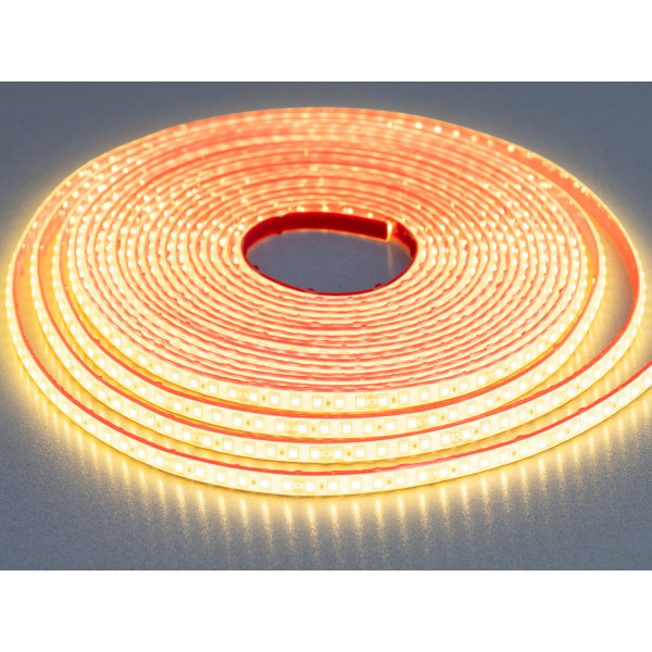 Світлодіодна стрічка 24в, 120 шт/м, герметична, 8мм, теплий Diasha N24-2835-120-WW-68-8