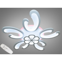 Люстра потолочная в спальню 125Вт Diasha 8168/5+1WHLED3colordimmer