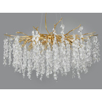 Люстра в зал 14 ламп Diasha 603-1000GD