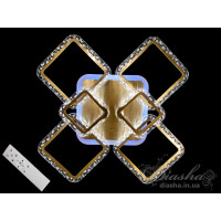 Потолочная светодиодная люстра с пультом Diasha QX2519/4+2X BR LED 3color dimmer 