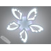 Стельова люстра LED біла 50Вт пульт 3 модулі Diasha 8166/5WHLED3colordimmer