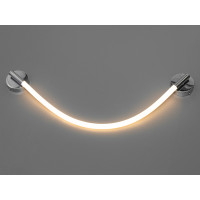 Стильний світлодіодний настінний світильник Шланг, 10Вт, хром Diasha SY9600-CH