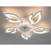 Люстра вентилятор Diasha 8165 білий LED 95W з пультом Diasha 8165/5WHFS