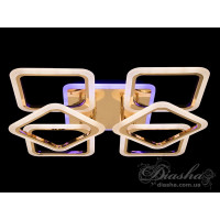 Плоские светодиодные люстры Diasha A8060/4+2 G led dimmer 3 color