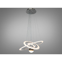 Унікальна підвісна лед люстра з підсвічуванням, 90 Вт Diasha 2327-600+400+200NEWHR