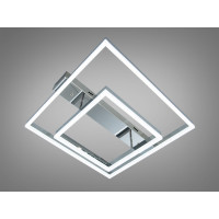 Люстра стельова LED Diasha хром 72W пульт квадрати Diasha 2547HRdimmer