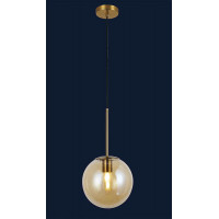 Светильник люстра подвесная в стиле лофт шар Levistella 9163420-1 BRZ+BR