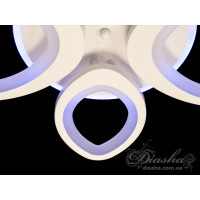 Светодиодная люстра Diasha 8059/2+2WH LED 3color dimmer 