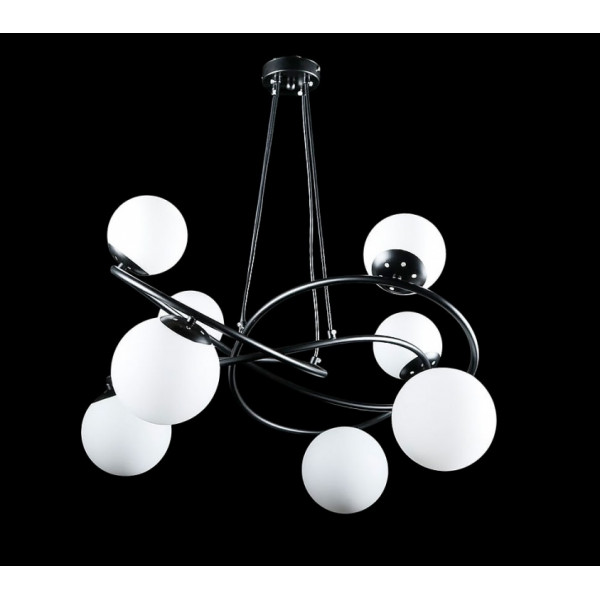 Люстра с плафонами  L232016/8 (BK) Splendid-Ray
230219