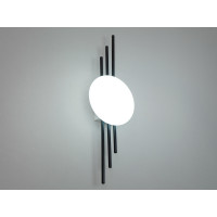 Гармонійне світлодіодне бра в кабінет, 18Вт, чорний Diasha 9133/520BK Гармонійне світлодіодне бра в кабінет, 18Вт, чорний Diasha 9133/520BK