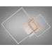 Стельова LED люстра золото 84 Вт пульт 15 м² Diasha 2549GLED3colordimmer