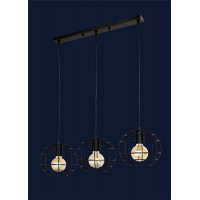 Люстра лофт подвесная черная Levistella 756PR2175F-3 BK (500) 