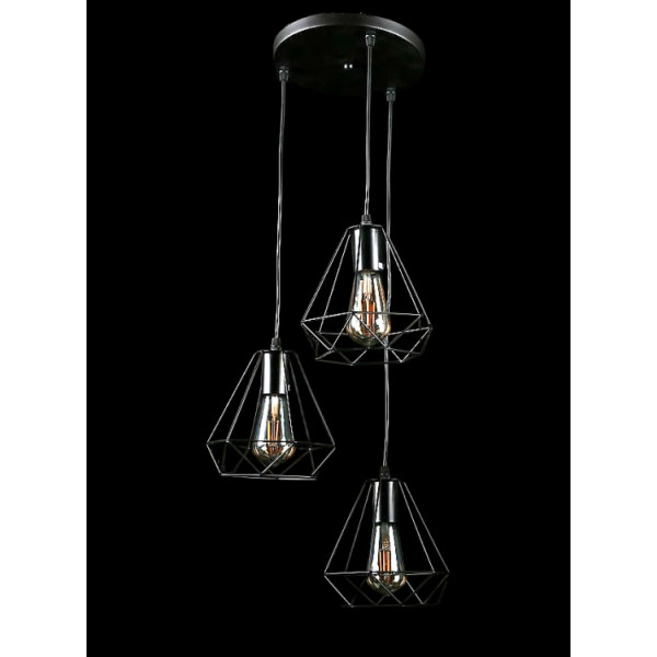 Подвесная люстра  L74722/3P (BLACK) Splendid-Ray
1002625