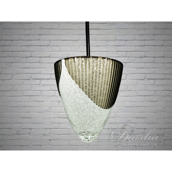 Сучасна світлодіодна підвісна люстра в стилі модерн, 20W, чорна Diasha F6001/1BK Сучасна світлодіодна підвісна люстра в стилі модерн, 20W, чорна Diasha F6001/1BK