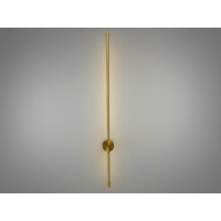 Мінімалістичне лінійне світлодіодне бра, 7W, бронза Diasha 2042/800brass
