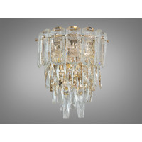 Стильне бра з кришталю в класичному виконанні, золоте бра Diasha D898-BG