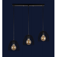 Люстры на кухню в стиле лофт Levistella 907013F-3 BK (500)
