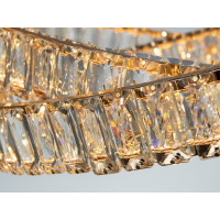 LED люстра підвіс золото 92 Вт з пультом Diasha D8875/600G