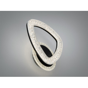 Настінне LED бра Diasha чорне 13W вимикач Diasha 6633/1BK