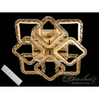 Cветодиодная люстра Diasha QX2517/4+4S BR LED 3color dimmer
