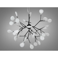 Декоративная люстра в зал 36 лампочки Diasha 887-36ABK