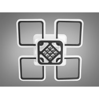 Люстра потолочная с пультом управления 125W Diasha A8190/4+1BKLED3colordimmer