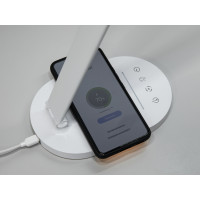 Сенсорная настольная лампа 6 W с безпроводной зарядкой Diasha A5503WHwirelesscharge