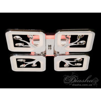 Cветодиодная люстра потолочная с пультом Diasha S8157/4HR LED 3color dimmer