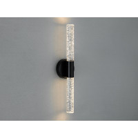 Гармонійне чорне світлодіодне бра, 6 Вт Diasha 9151-BBK