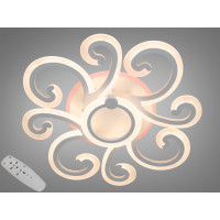 Красива світлодіодна люстра з триколірним LED підсвічуванням, 90W Diasha 2452/4+1WHLED3colordimmer Красива світлодіодна люстра з триколірним LED підсвічуванням, 90W Diasha 2452/4+1WHLED3colordimmer