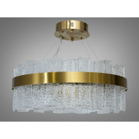 Світлодіодна кришталева люстра підвіс 817-500 бронза 110 Вт регулювання 3200-6000K Diasha 817/500BR