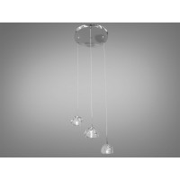 Люстра лед подвесная декоративная Diasha 3004/3HR