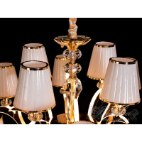 Люстра в зал с абажурами 60W Diasha 8329/8+4G4100K