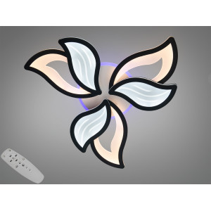 Стельова люстра LED Diasha чорна 78W пульт димер Diasha 9033/3BKLED3colordimmer