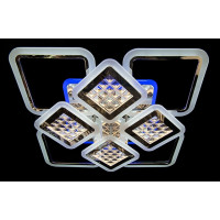 LED люстра светильник с пультом и подсветкой Linisoln 2723-4+4A CH