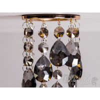 Точковий світильник із кришталевими підвісками Diasha 6019DGD-SM